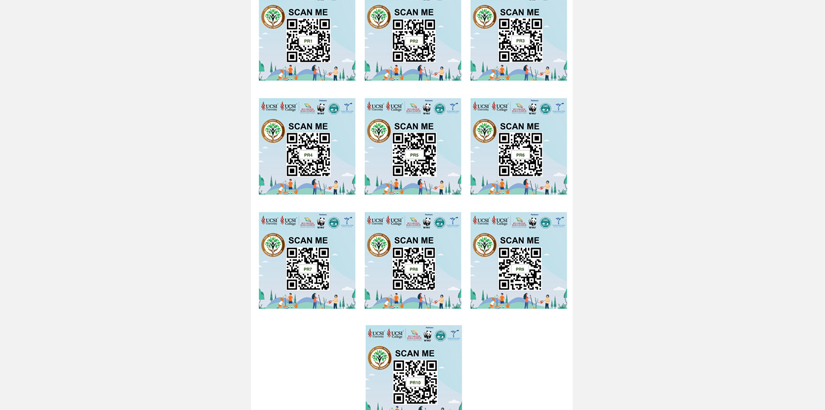 The QR Code for the transplanted saplings