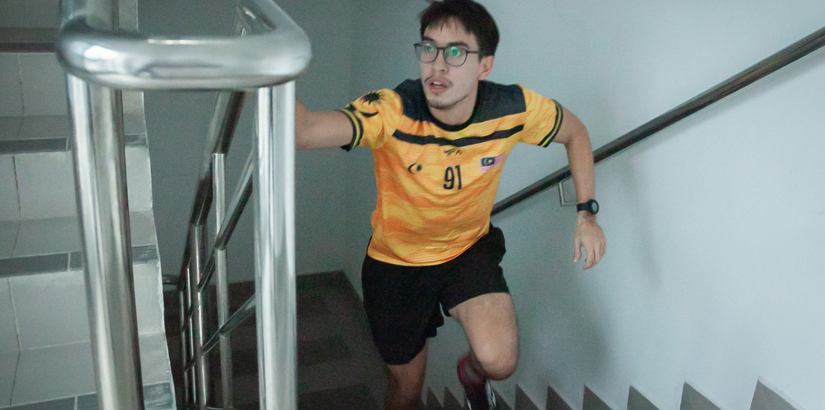 Sidney Luke Chin Wen Jian, student of Bachelor of Science (Hons) in Architecture won first place in the UCSI Tower Run with a time of 71 seconds. UCSI University and UCSI College students were lucky to experience a personal 1.5-hours tower running worksho