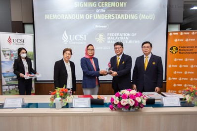 UCSI University and Federation of Malaysian Manufacturers (FMM) MoU Signing Ceremony