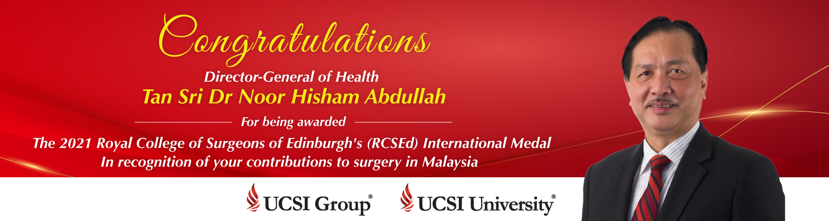 Congratulate Dr Noor Hisham